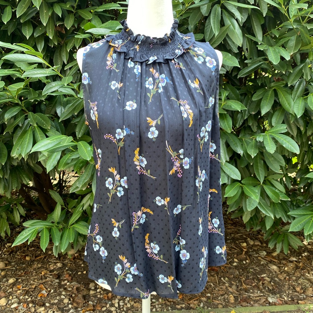 Rebecca Taylor floral silk top